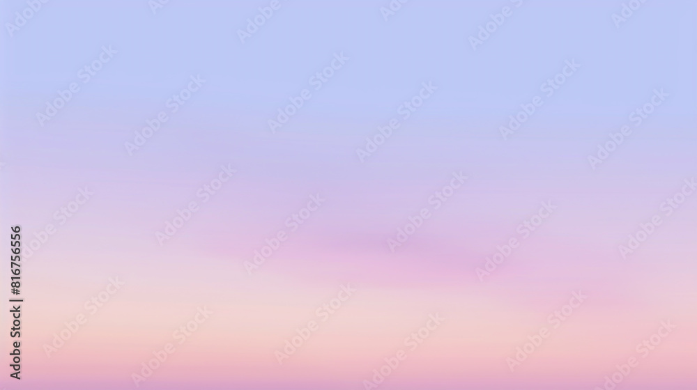 Pastel Sky Gradient A pastel sky gradient transitioning from soft baby blues to delicate pinks and lavender hues reminiscent of a dreamy and ethereal sunset sky.