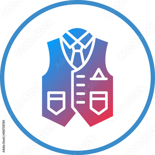 Vector Design Coat Vest Icon Style