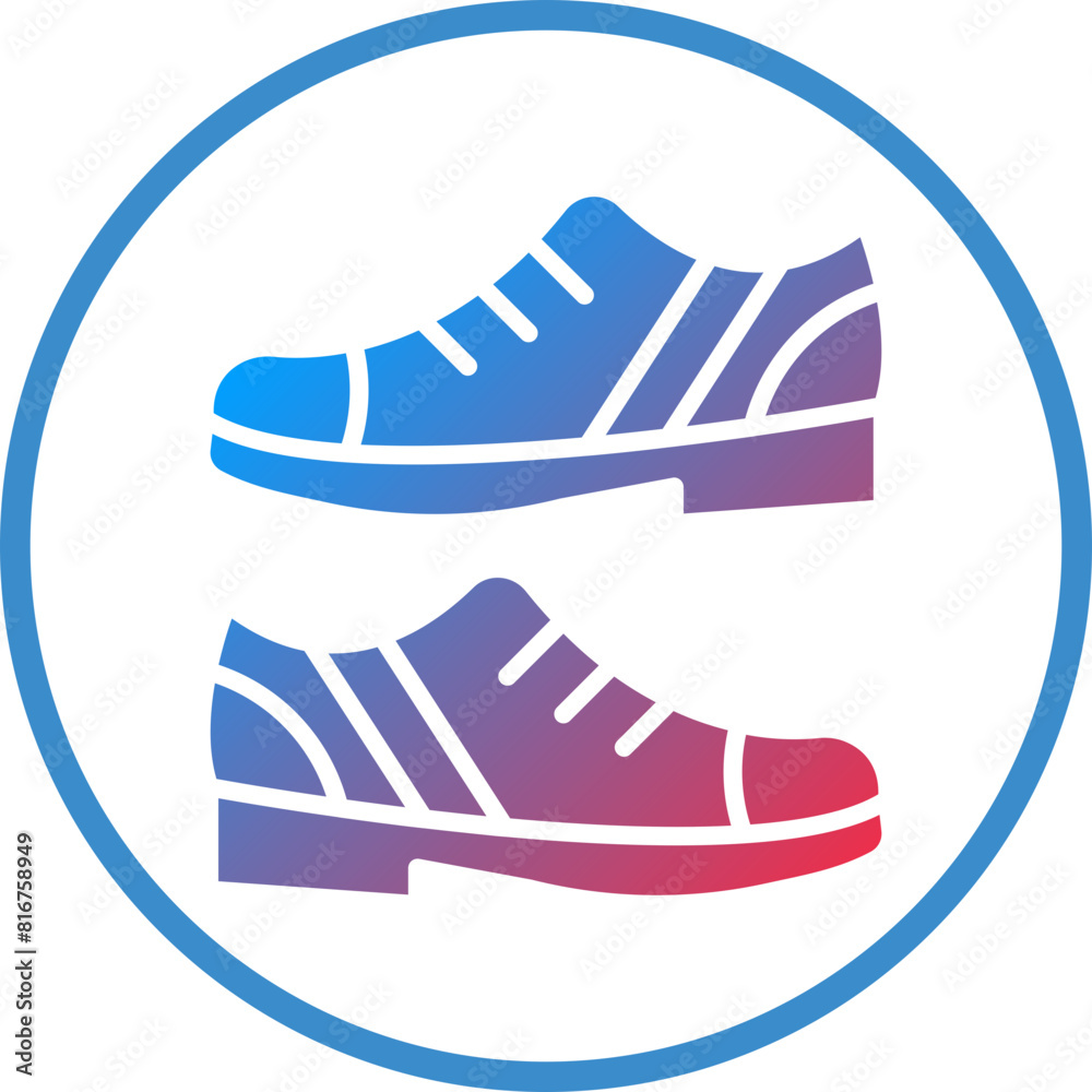 Vector Design Casual Shoes Icon Style Vector Design Casual Shoes Icon Style