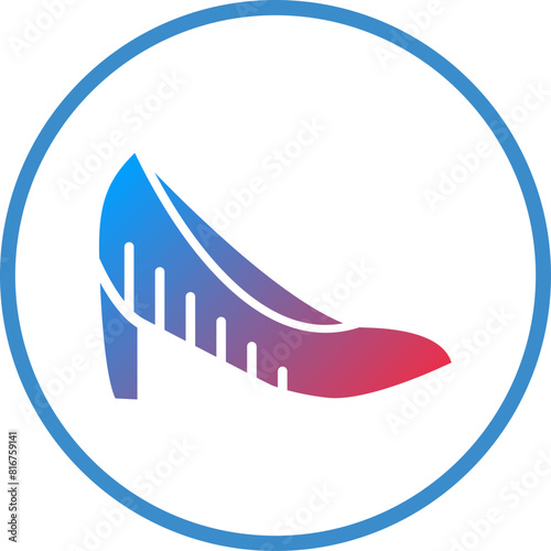 Vector Design High Heels Icon Style