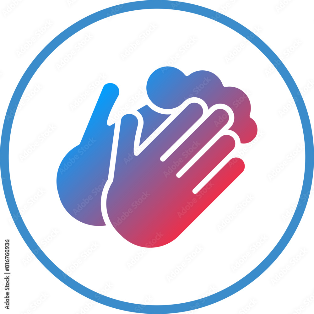 Obraz premium Vector Design Hand Washing Icon Style