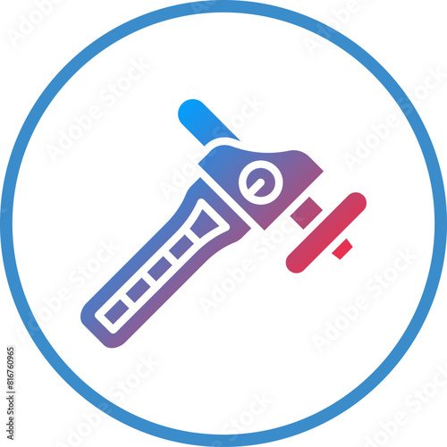 Vector Design Polisher Machine Icon Style