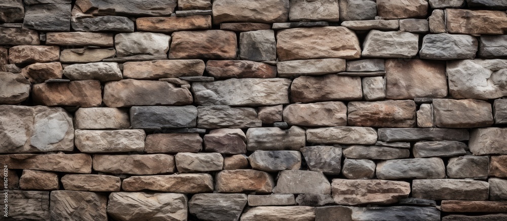 Weathered Stone Wall Close up Detail. copy space available Weathered Stone Wall Close up Detail. copy space available