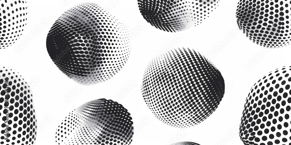 A simple black and white dot pattern. Suitable for various design projects