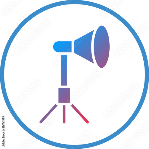 Vector Design Camera Reflector Icon Style