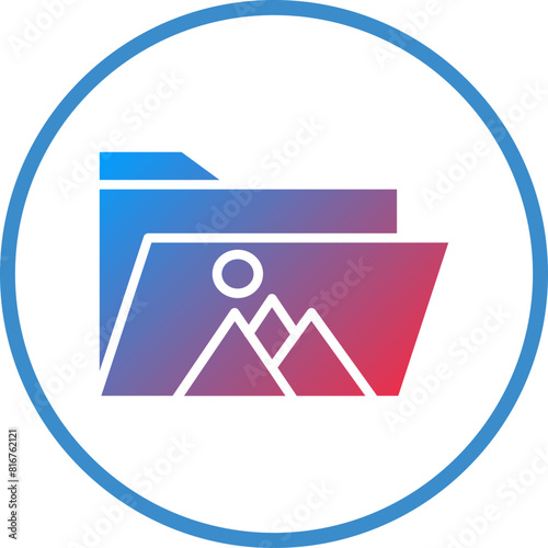Vector Design Images Folder Icon Style
