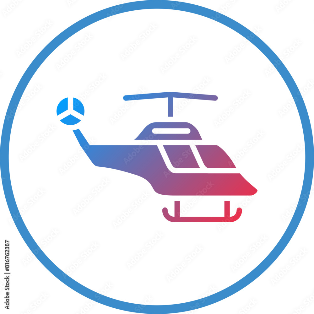 Vector Design Helicopter Icon Style Vector Design Helicopter Icon Style