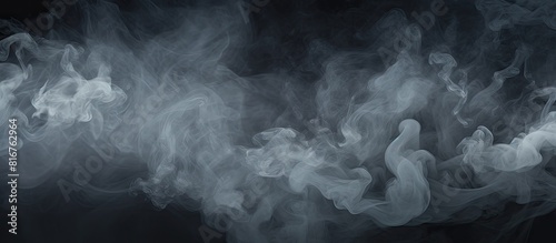 dense smoke background. copy space available