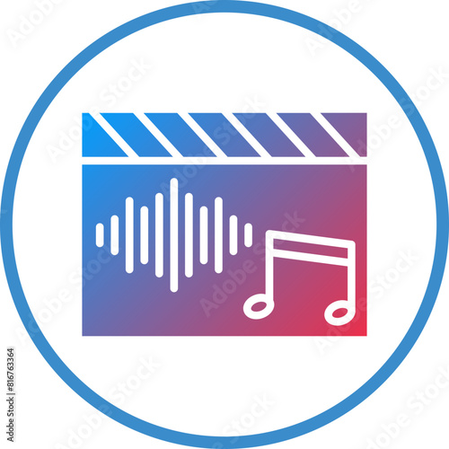 Vector Design Soundtrack Icon Style