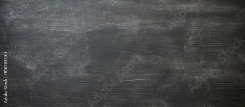 Abstract Chalk rubbed out on blackboard or chalkboard texture clean school board for background or copy space for add text message Backdrop of Education concepts photo