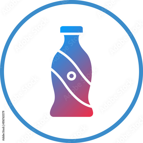 Vector Design Cola Bottle Icon Style
