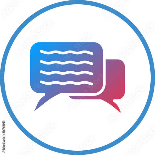 Vector Design Chat Icon Style