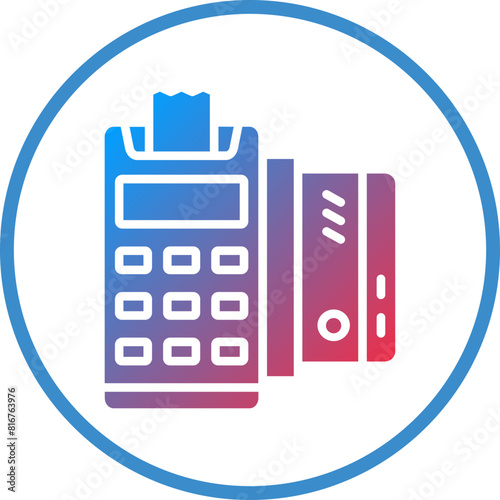 Vector Design Card Machine Icon Style