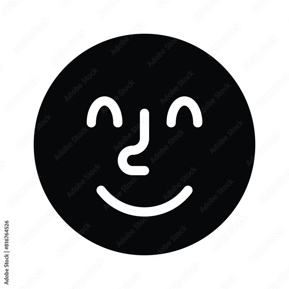 Grab this carefully crafted icon of happy emoji, ready for premium use Grab this carefully crafted icon of happy emoji, ready for premium use