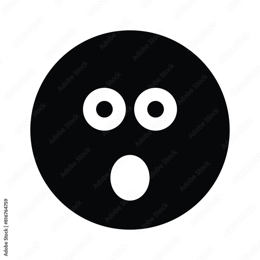 Oh My God expression emoji vector design, editable vector Oh My God expression emoji vector design, editable vector