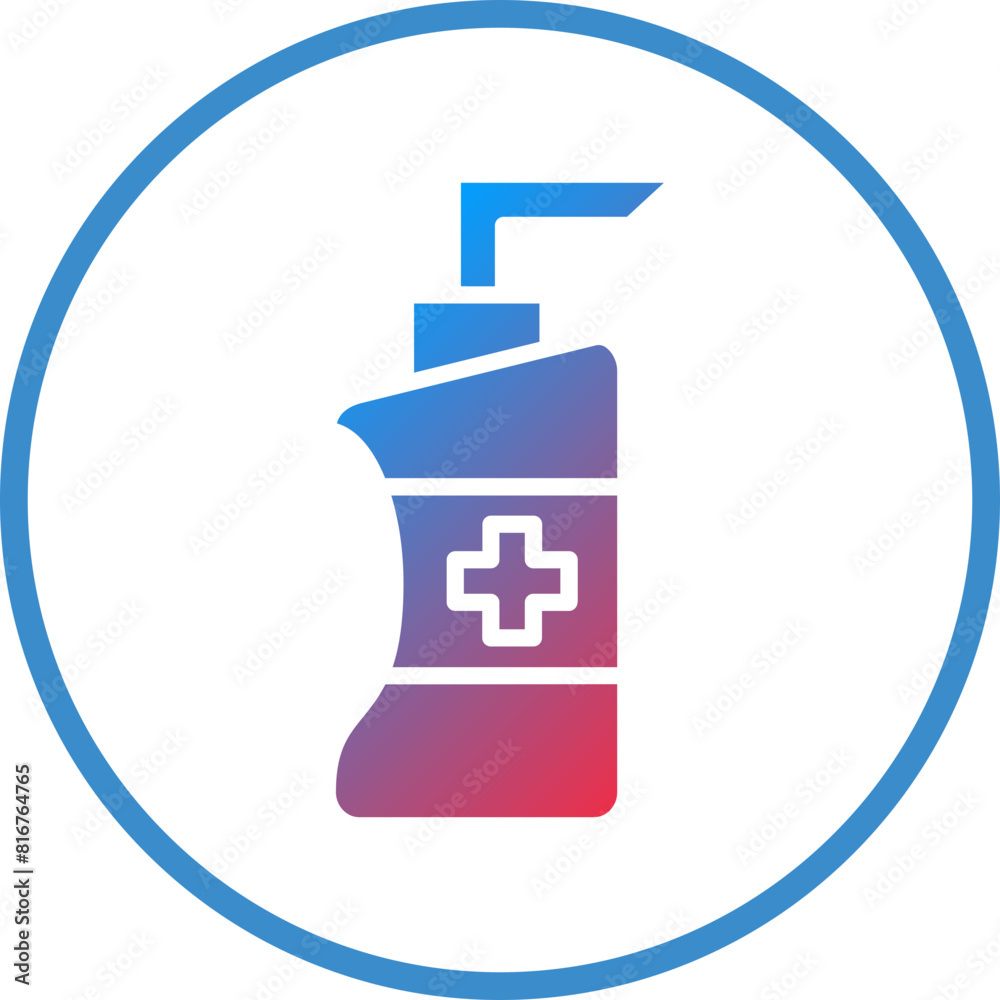 Vector Design Antiseptic Icon Style Vector Design Antiseptic Icon Style