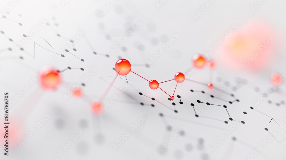 Cluster of pink dots scattered across a plain white sheet, creating a simple yet eye-catching pattern Cluster of pink dots scattered across a plain white sheet, creating a simple yet eye-catching pattern