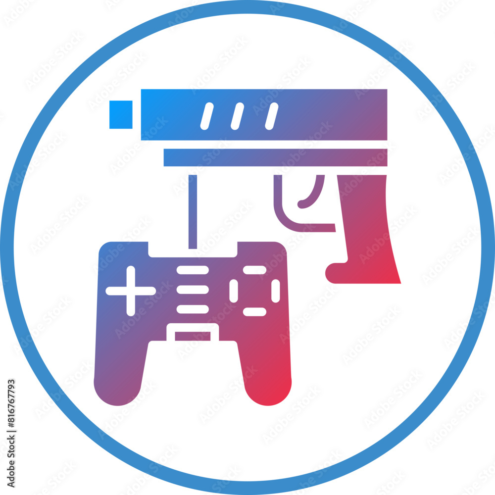 Vector Design Game Gun Icon Style Vector Design Game Gun Icon Style