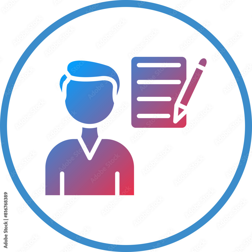 Vector Design Independent Contractor Icon Style Vector Design Independent Contractor Icon Style
