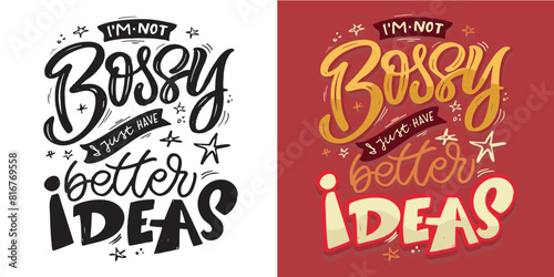 Funny hand drawn doodle lettering quote. Lettering pring for t-shirt, mug, shopper, clothes
