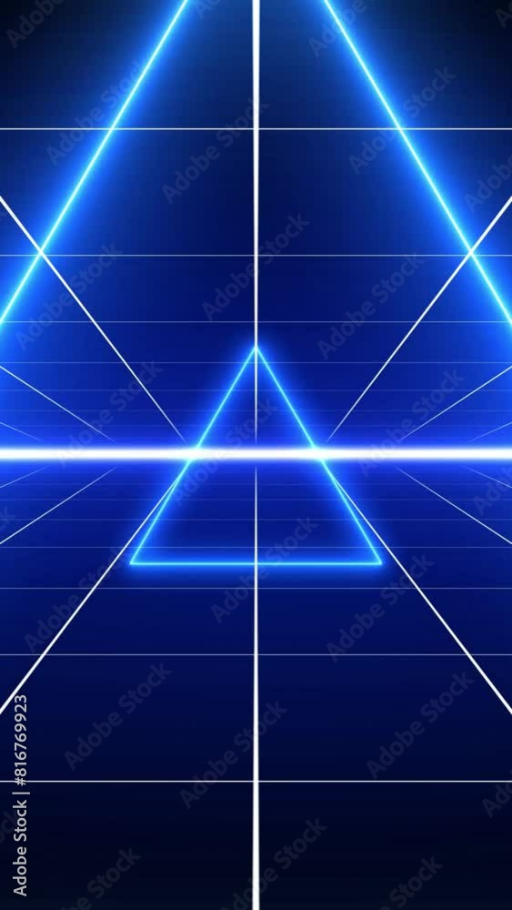 Vintage retro Background 80 90 - neon animation - - Loopable