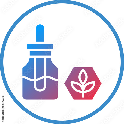 Vector Design Cbd Oil Icon Style