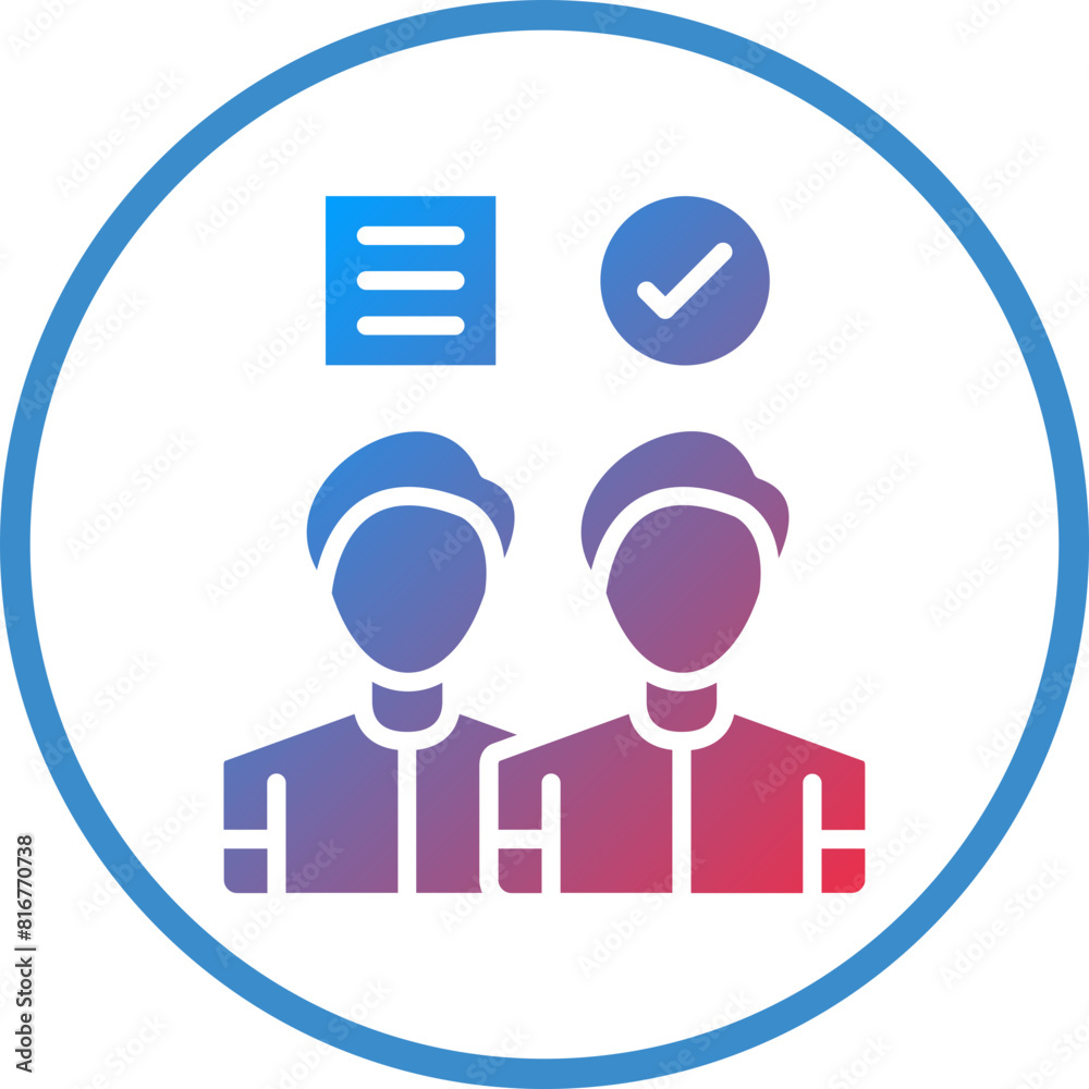 Vector Design Candidate Icon Style Vector Design Candidate Icon Style