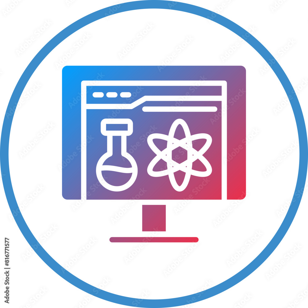 Vector Design Computer Science Icon Style Vector Design Computer Science Icon Style