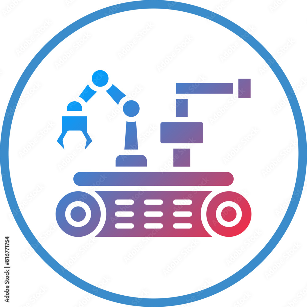 Vector Design Military Robot Icon Style Vector Design Military Robot Icon Style