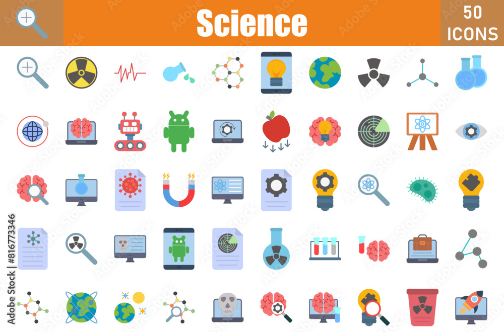 Science Icons Set. Editable Stroke. Pixel Perfect Science Icons Set. Editable Stroke. Pixel Perfect