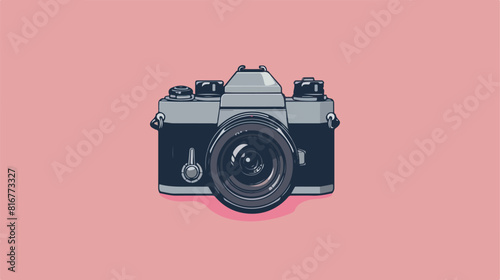 Camera flat style icon logo Vector style vector desig photo