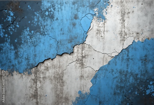 Old wall background  rustic only in gray colors and shades of blue
