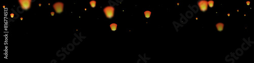 Foto Yi peng festival card.