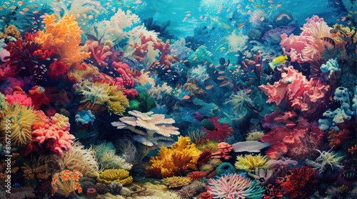 Immerse yourself in the beauty and diversity of marine ecosystems with our extensive undersea collection, showcasing the wonders of coral gardens, kelp forests, and deep-sea trenches.