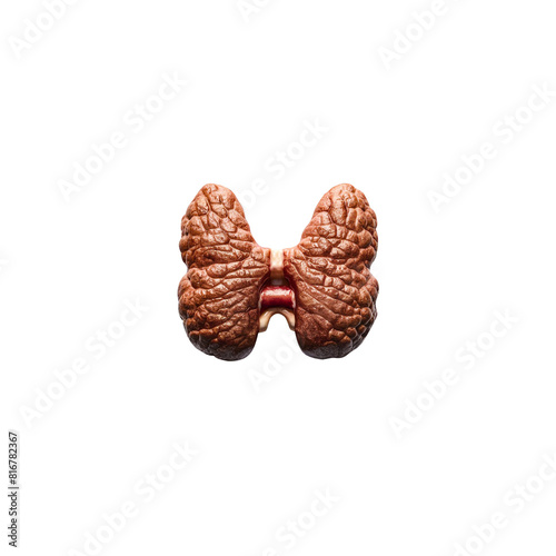 Image of the thyroid gland transparent photo