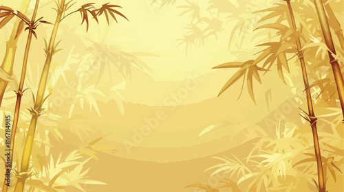 Fototapeta Naklejka Na Ścianę i Meble -  Classic Thai style bamboo background Vector style vector