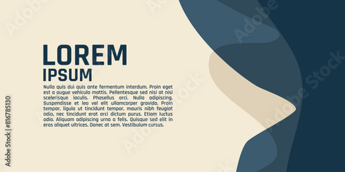 A blue and white background with the words. The background has a wave-like pattern, giving it a modern and artistic feel