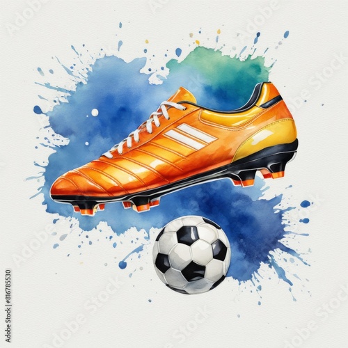 Soccer Shoe & Ball
