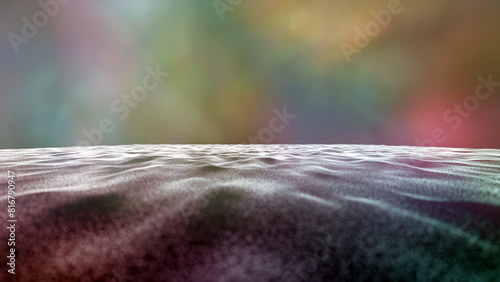Colorful abstract seascape copy space background illustration.