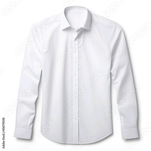 Close up of a white mens shirts © dimas