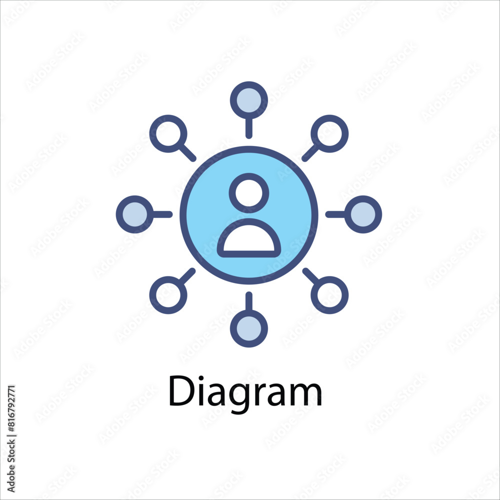 Diagram Vector icon Diagram Vector icon