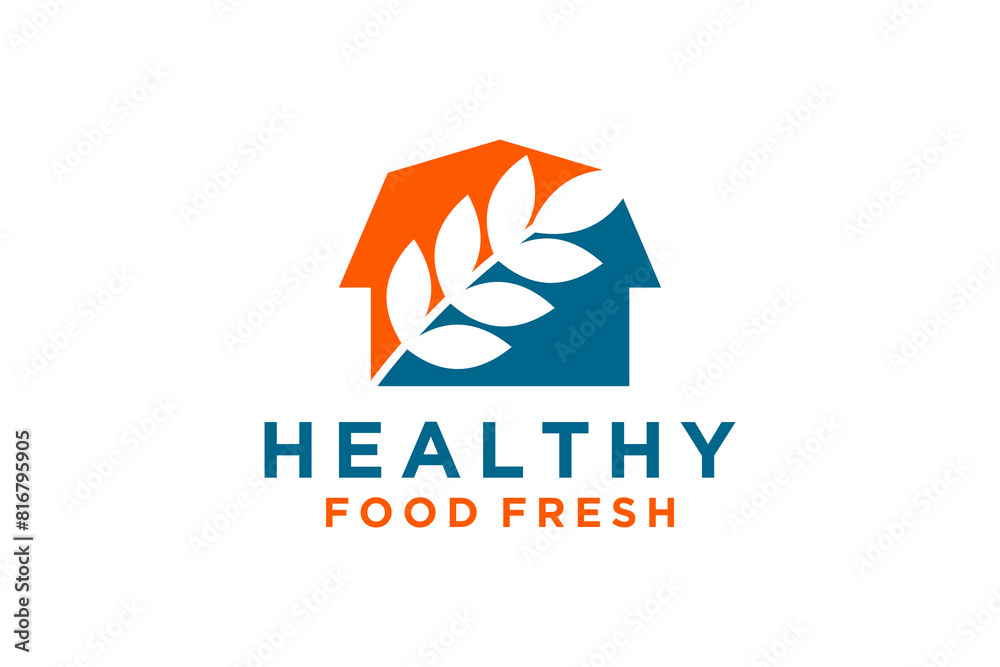 Wheat Farming Logo Concept for Company. Wheat Farming Logo Concept for Company.