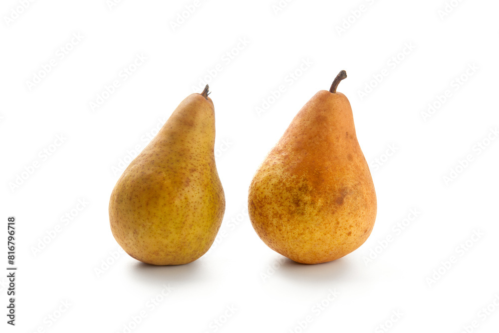 Pears isolated on white background with clipping path.. Pears isolated on white background with clipping path..