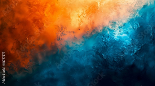 Rich gradient texture in orange and blue swirls