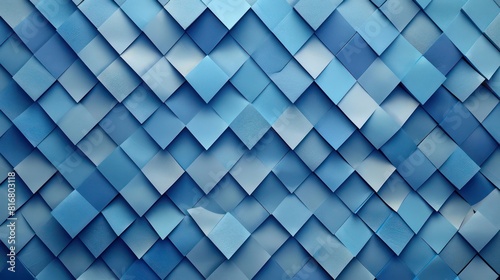 A blue background with blue squares