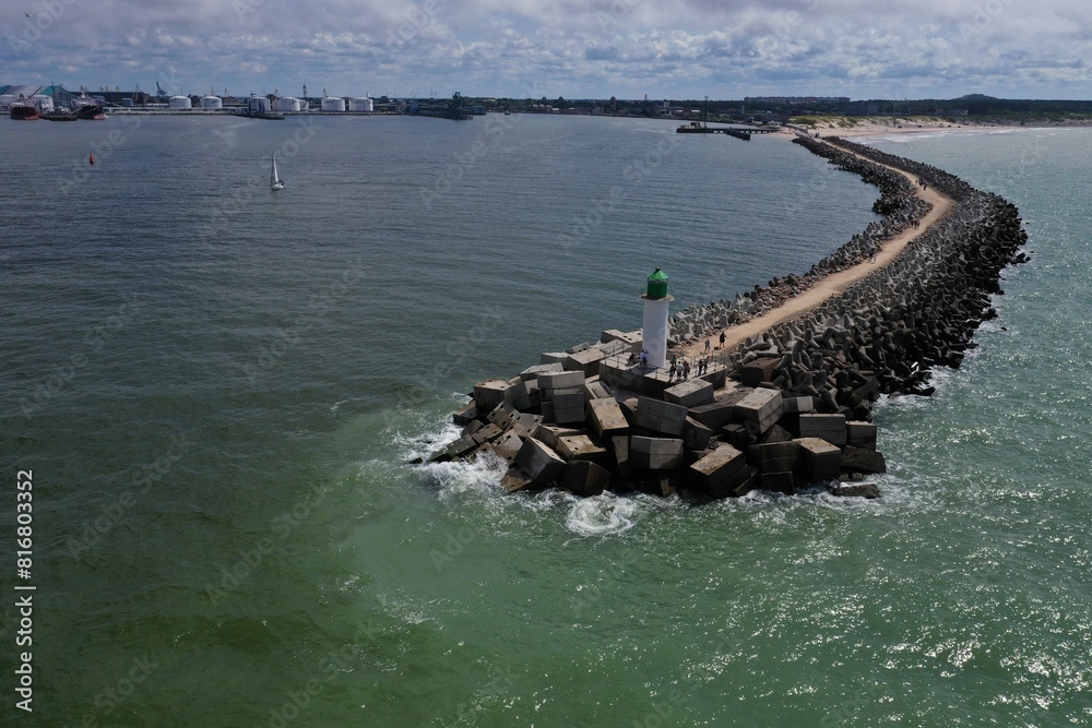Mall with Lighthouse at Ventspils City! Mall with Lighthouse at Ventspils City!