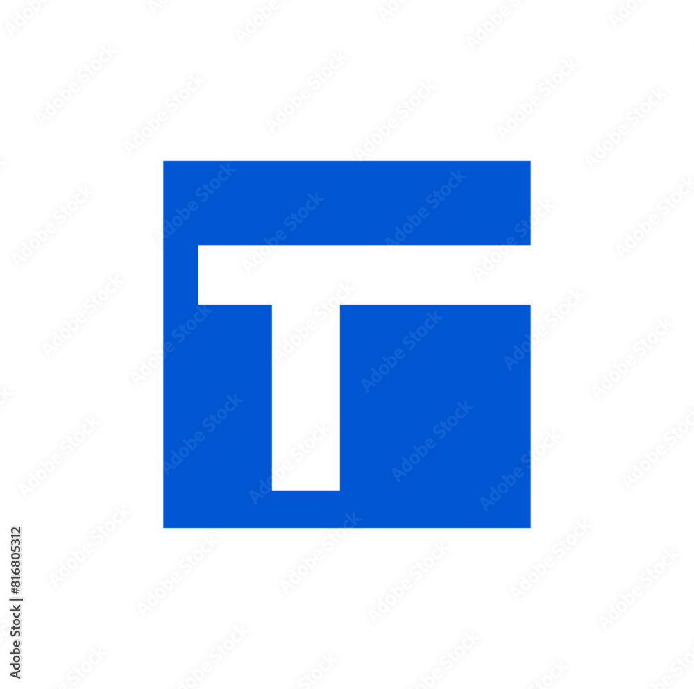 Fototapeta premium T brand monogram