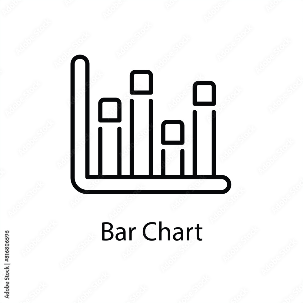 Bar Chart Vector icon Bar Chart Vector icon