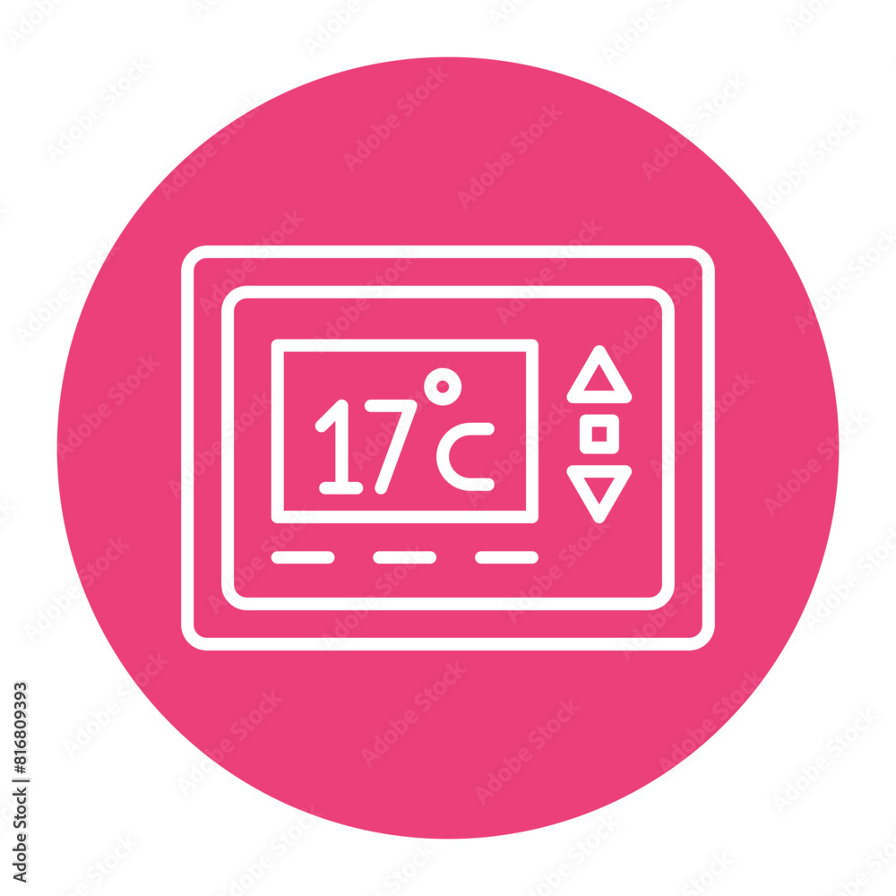 Thermostat vector icon. Can be used for Comfort iconset. Thermostat vector icon. Can be used for Comfort iconset.
