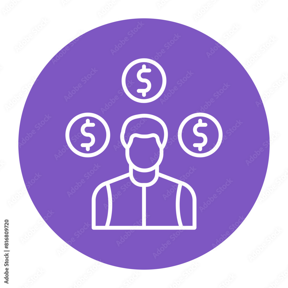 Independance vector icon. Can be used for Home Based Business iconset.